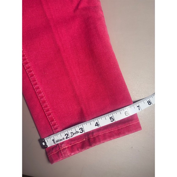 Vtg Levi Strauss Jeans Womens Pink High Waisted Straight Leg‎ Denim 11 - Picture 10 of 11